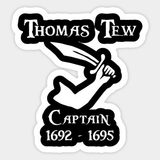 Captain Thomas Tew Sticker